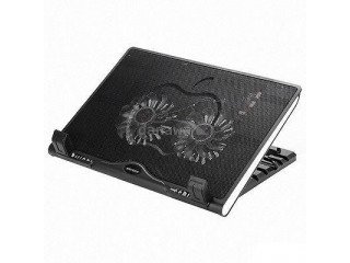 Laptop cooling pad adjustable dual fan