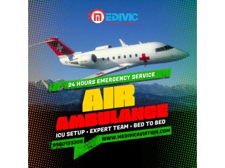 Book the Optimum Air Ambulance in Guwahati with ICU Care by Medivic