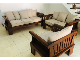 Used Teak Sofa Set for Sale