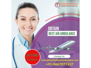 Choose Highly Developed Emergency Air Ambulance in Patna