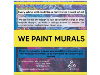 Murals and mural advertising for affordable prices