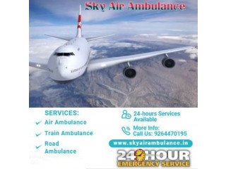 Book Sky Air Ambulance from Patna with Highly Advanced Medical Assistance