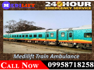 Get Most Reliable and Comfortable Medilift Train Ambulance Service in Patna