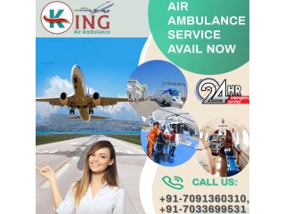 Air Ambulance Service in Pune with Modified Health Aid through King