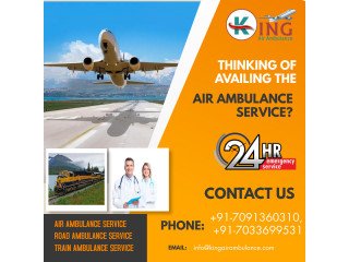 Get Hi-Tech King Air Ambulance Service in Raigarh Easily