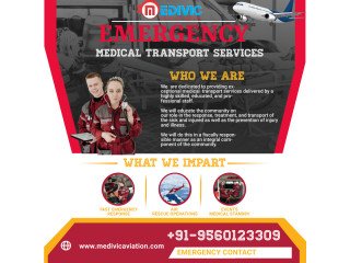 Elect Medivic Air Ambulance Service in Mysore for Tremendous  Transportation