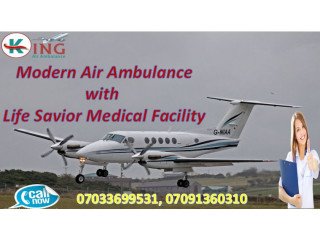 Take Hi-Fi ICU Support Air Ambulance Service in Visakhapatnam