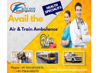 Falcon Emergency Train Ambulance in Ranchi- Shifting Patients with the Required Facilities
