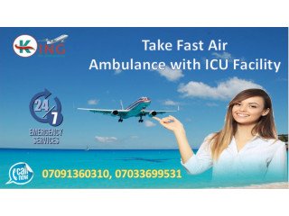 Hire Superior Air Ambulance Service in Guwahati by King