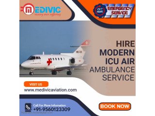 Pick Medivic Aviation Air Ambulance Service in Bhopal at Anytime