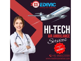 Pick the Best Air Ambulance in Raipur from Medivic for the Curative Conveyance Shifting