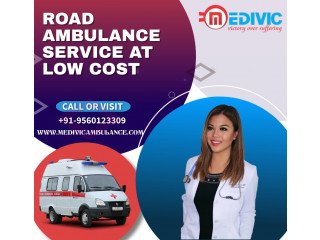 Medivic Ambulance in Danapur, Patna with Cardiac Monitor