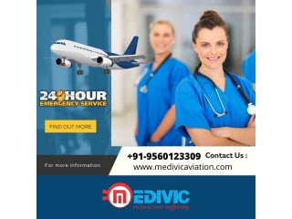 Use Medivic Air Ambulance in Jabalpur with Medical Team & Assistance Patient Onboard