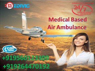 Get Paramount Air Ambulance Service in Jaisalmer with Medical Facility