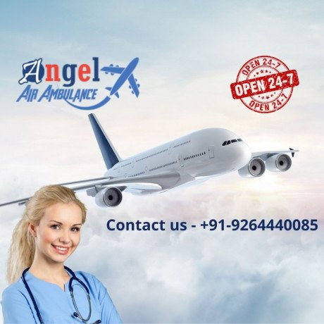 take-on-rent-air-ambulance-in-jamshedpur-by-angel-with-trustworthy-medical-crew-big-0