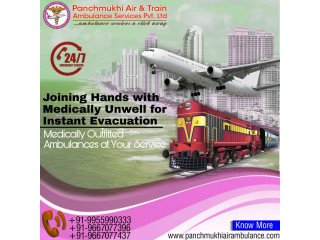 Get Now Air and Train Ambulance in Ranchi by Panchmukhi with Innovative Medical Execution