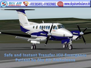 Pick 24 Hours  Sky Air Ambulance Service in Kolkata