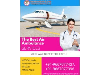 Hire Trustworthy Air Ambulance in Bangalore by Panchmukhi with Advanced Medical Support