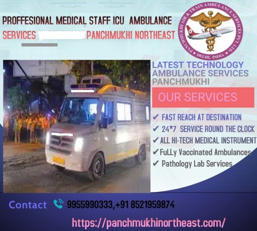 panchmukhi-north-east-ambulance-service-in-bongaigaon-with-infusion-pump-setup-big-0