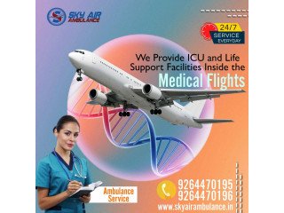 Easily Pick Safe and Quick Patient Transfer Air Ambulance Patna by Sky