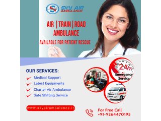Sky Air Ambulance Service from Chennai