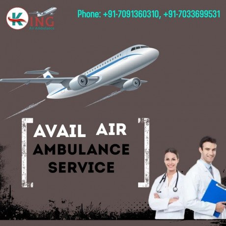utilize-king-air-ambulance-in-guwahati-with-modern-medical-tool-big-0