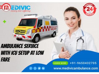 Medivic Ambulance Service in Madhubani, Bihar | ICU & CCU Setup