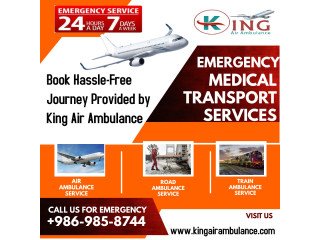 Utilize Masterly Air Ambulance Service in Raipur by King