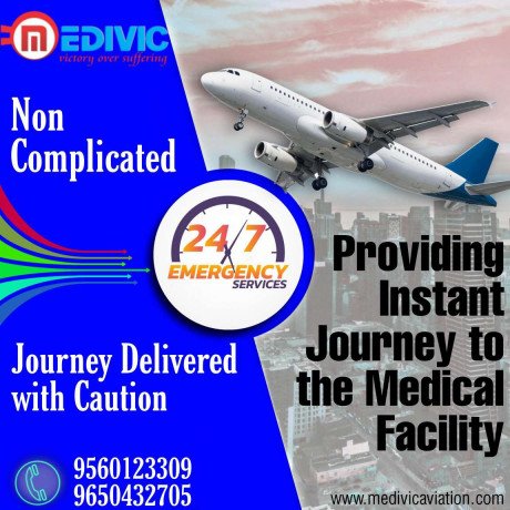 promptly-take-the-most-hi-fi-icu-air-ambulance-services-in-dibrugarh-by-medivic-big-0