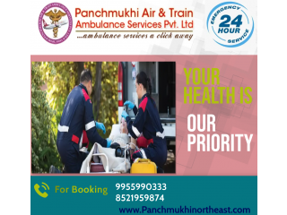 Panchmukhi North East Road Ambulance in Guwahati- with  Smoothest Patient Relocation of a Sick Person