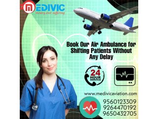 Gain Perfect Air Rescue Air Ambulance Service in Dibrugarh by Medivic